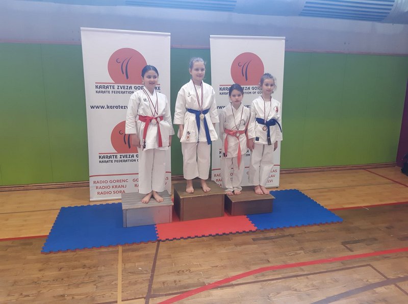 Doroteja Komel Popov malčice U10 3. mesto 